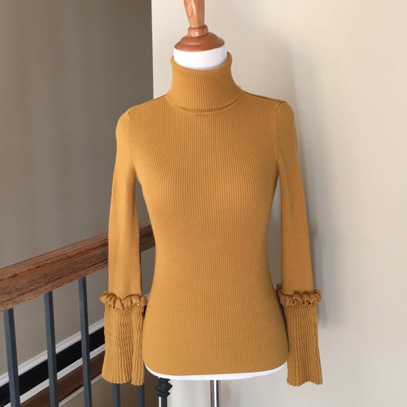 Carmen Marc Valvo Sweaters - Turtleneck with accordion sleeve